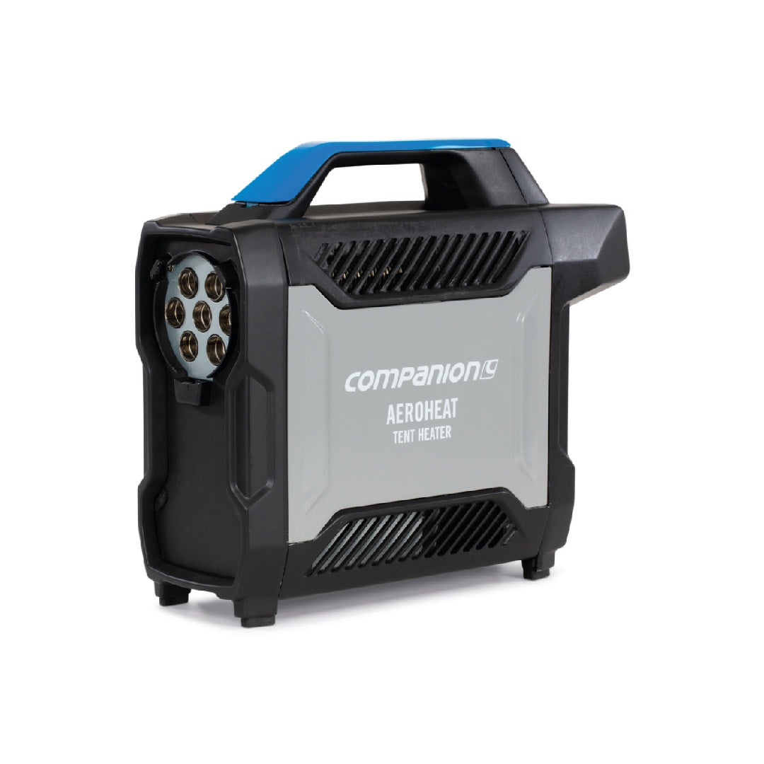 Duct-type thermal energy tent heater