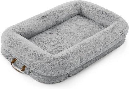 3-in-1 Flexible Oversized Dog Bed for Adults